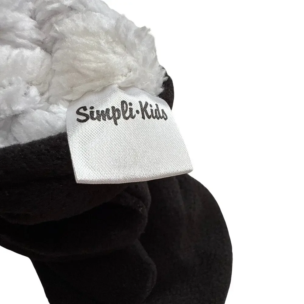 SimpliKids Rocket Fleece Sherpa Lined Kids Winter Hat & Mittens Set 5-7 Years